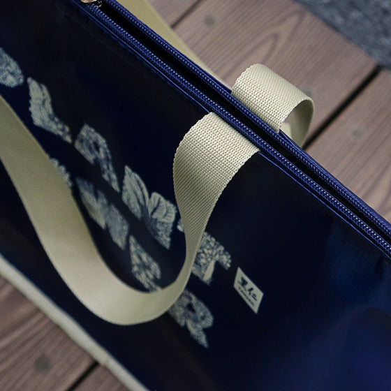 #5995 里仁大船型保冷袋-藍 plastic bag -blue (里仁) , 40/cs
