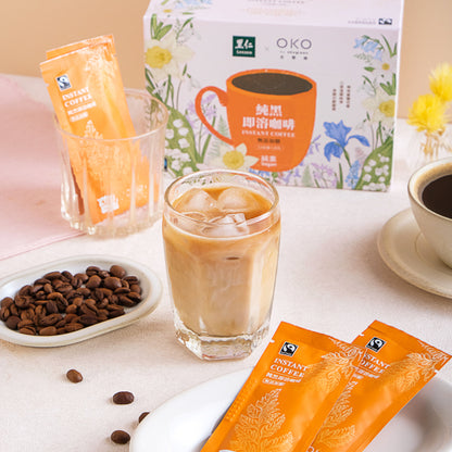 #6045 公平貿易純黑即溶咖啡 Fairtrade Instant Coffee (里仁) 117g-45pcs, 24/cs