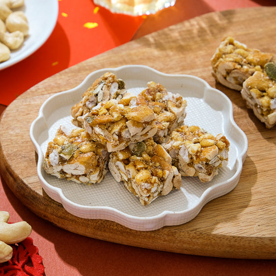 #5470 薑黃海鹽腰果酥 [豆之家] Turmeric Sea Salt Cashew Nut Crisp (里仁) 145g, 24/cs
