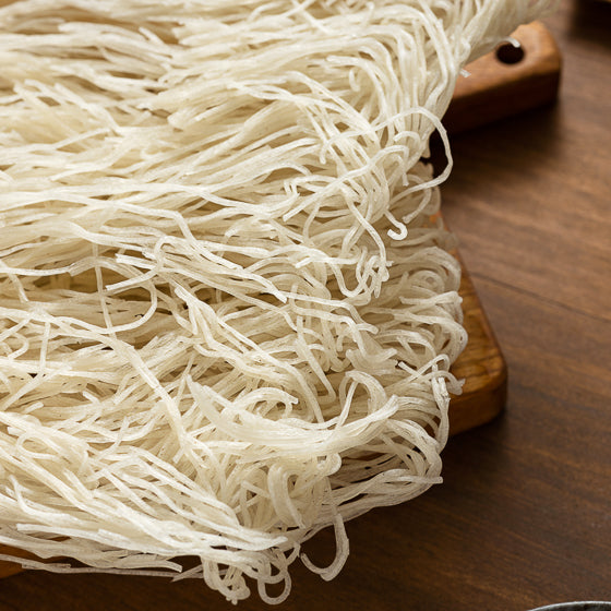 #6004 永盛粗米粉-白米 Yung Shen Thick Rice Noodles (里仁) 600g, 10/cs
