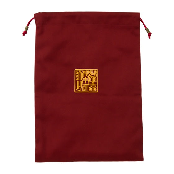 #5457 廣論書套[大]藏紅[有機棉] Organic Cotton Book Cover L -Red (里仁)