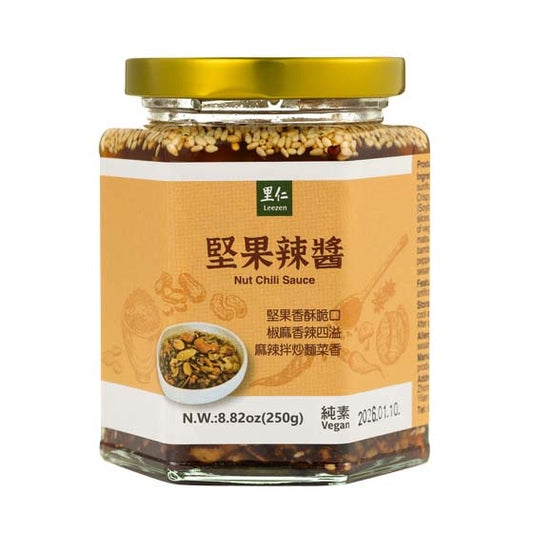 #6291 堅果辣醬 Nut Chili Sauce (里仁) 250g, 12/cs