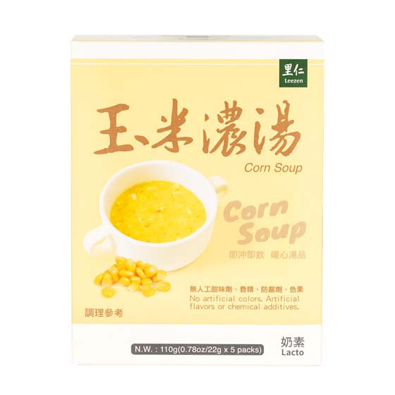 #5401 玉米濃湯[5入] Corn soup (里仁) 110g