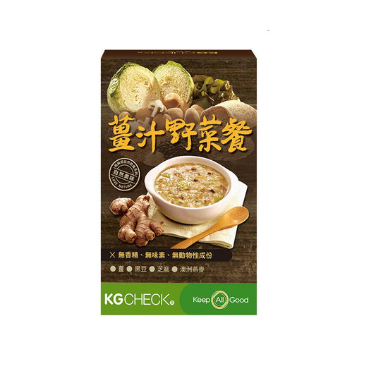 #5210 KG薑汁野菜代謝[6入] Ginger Vegie Oat Meal (聯華) 180 g, 47/cs