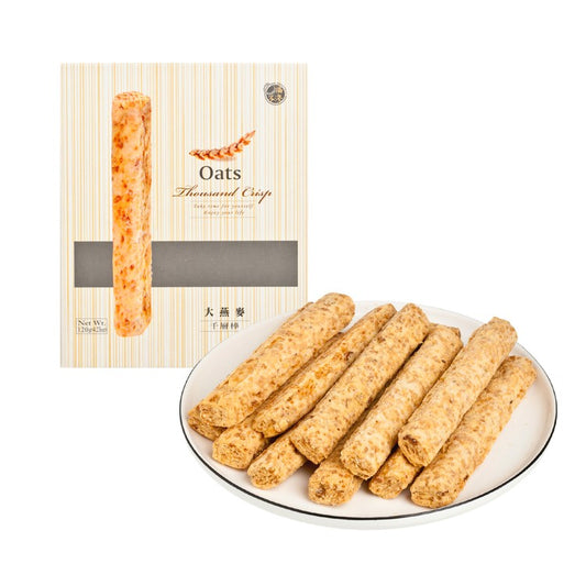 #3552 大燕麥千層棒 Oats Thousand Crisp (口福不淺) 120g, 48/cs