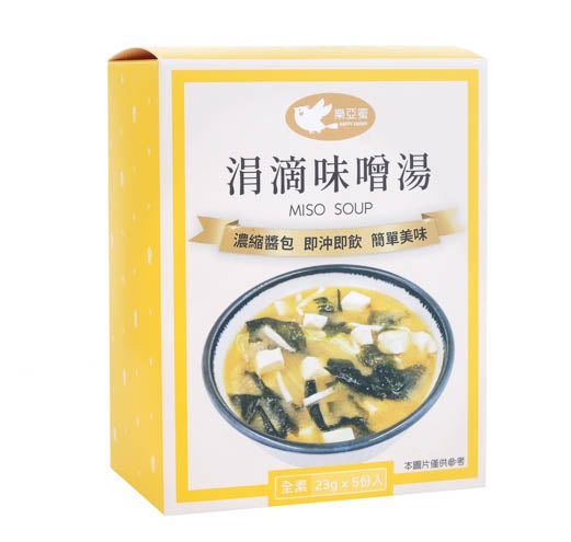 #5702 涓滴味噌湯[馥聚] MISO SOUP (里仁) 23gx5入, 24/cs