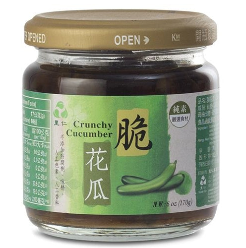 #5649 脆花瓜[明德] Taiwanese Pickled Cucumber (里仁)170g, 12/cs