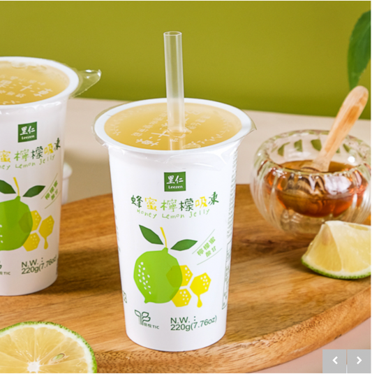 #4911 蜂蜜檸檬吸凍 Honey Lemon Jelly (里仁) 220g, 24/cs