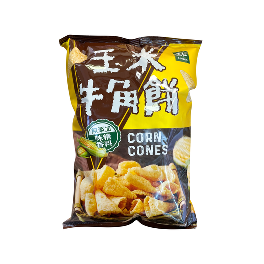 #6135 玉米牛角餅 Corn Cones (里仁) 90g, 20/cs