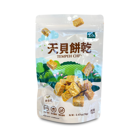 #6142 天貝餅乾 Tempeh Chips (里仁) 70g, 24/cs