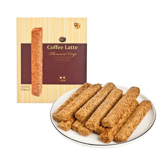 #3551 咖啡千層棒 Coffee Thousand Crisp (口福不淺) 120g, 48/cs