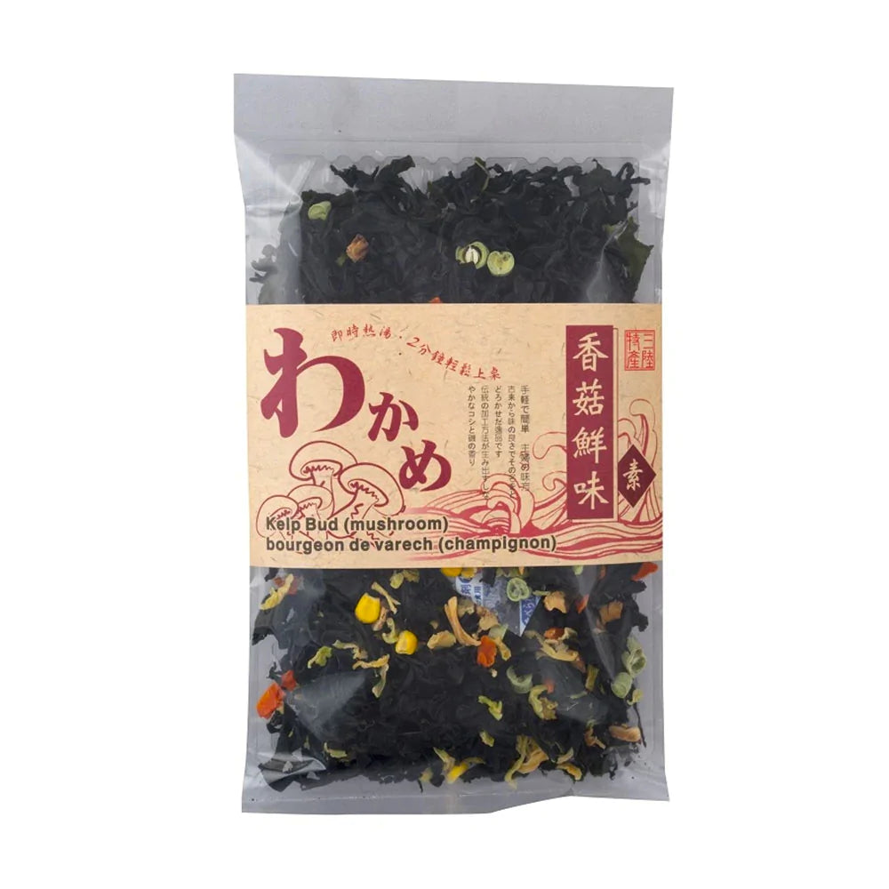 #2432 香菇鮮味海帶芽 Kelp Bud -Mushroom (禾一發) 63 g, 25/cs