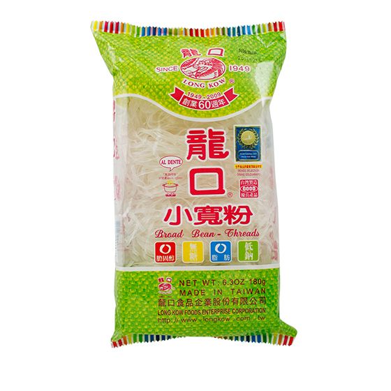 #1485 龍口小寬粉 Broad Bean Threads -Thick (里仁) 180 g, 20/cs