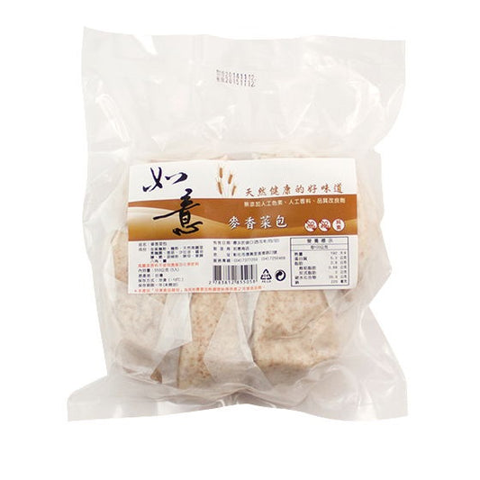 #6083 麥香菜包[如意] Wheat Vegatable Bun (里仁) 550g, 20/cs
