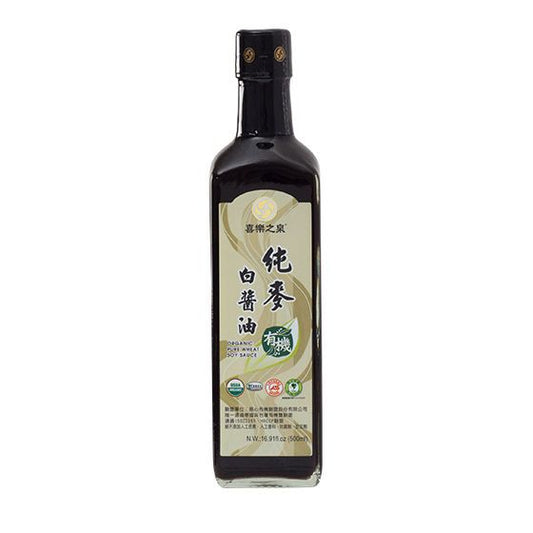 #2223 有機純麥白醬油 Org Pure Wheat Soy Sauce (里仁) 500 ml, 12/cs