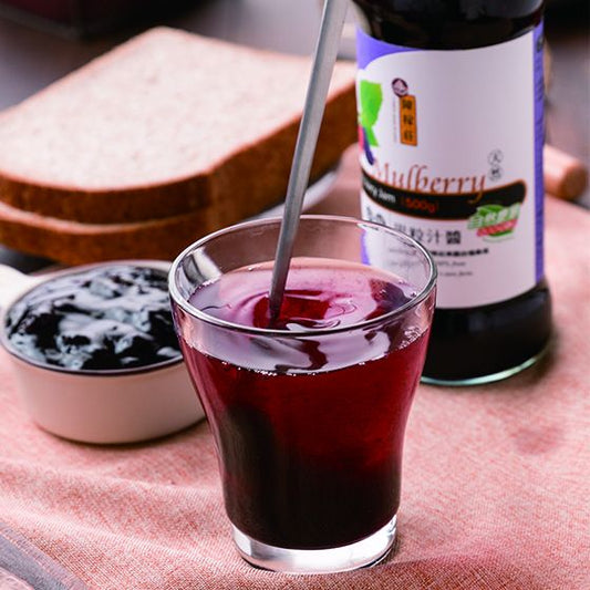 #1972 天然桑椹果粒汁醬 Natural Mulberry Juicy Jam (里仁) 500 g, 12/cs