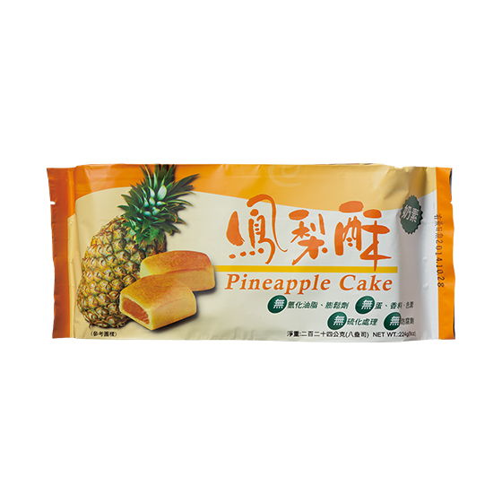 #1453 鳳梨酥[鴻福] Pineapple Cake (里仁) 224 g, 12/cs