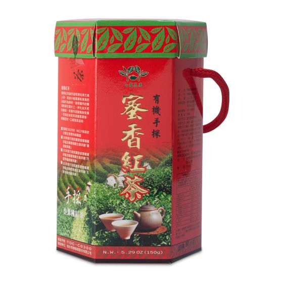 #3529 有機手採蜜香紅茶 Honey-Scented Organic Black Tea (里仁) 150g, 24/cs