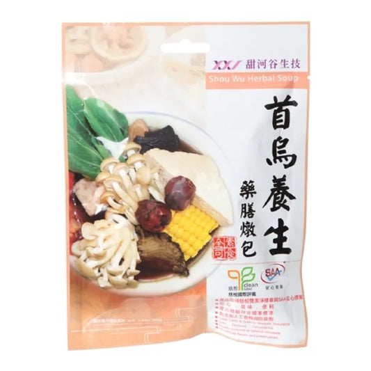 #4588 首烏養生藥膳燉包 Shou Wu Herbal Soup (里仁) 40 g, 50/cs
