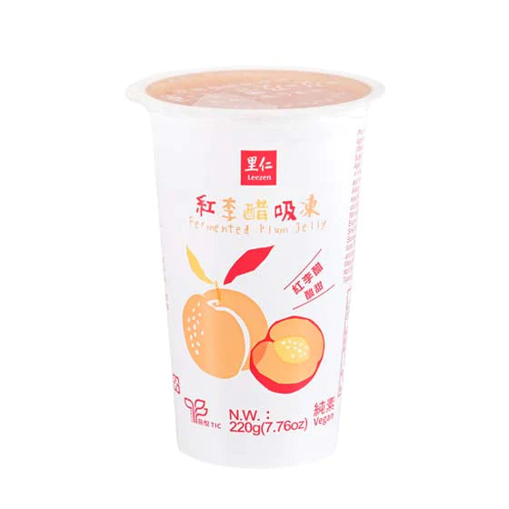 #3865 紅李醋吸凍 Fermented Plum Jelly (里仁) 220 g, 24/cs