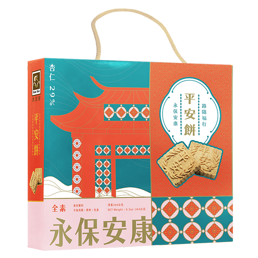 #6001 平安餅12入 Pin An Cake12pack (餐御宴) 264g. 24/cs