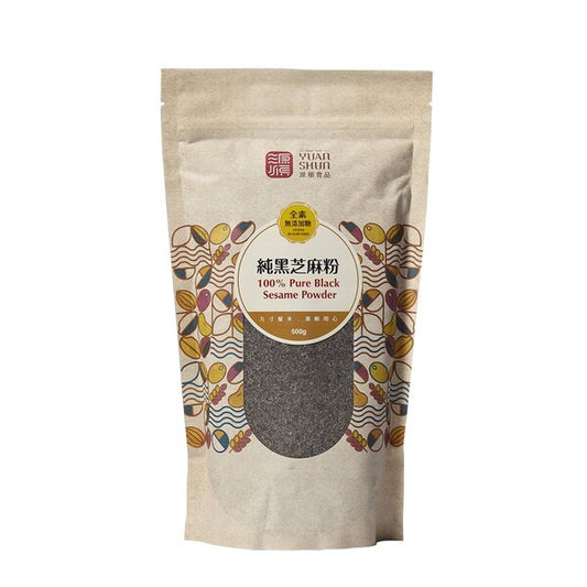 #3362 純黑芝麻粉[無糖] Black sesame powders (源順) 400g, 12/cs