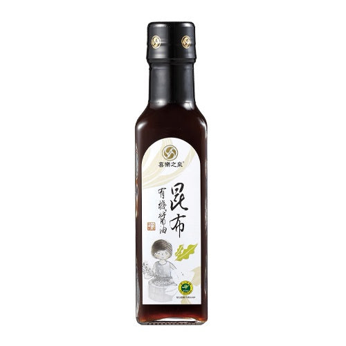 #6188 昆布有機醬油 Kombu Organic Soy Sauce (喜樂之泉) 500ml, 12/cs