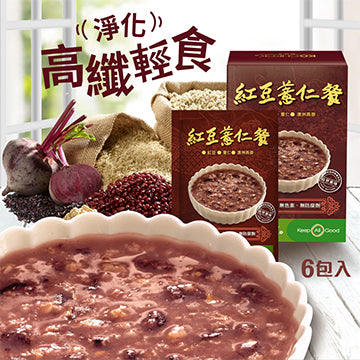 #5212 KG紅豆薏仁餐 [6入] Detox Natural Oat Meal (聯華) 180 g, 24/cs