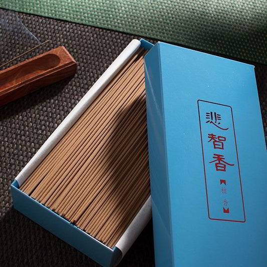 #2458 悲智香-檀香[7吋臥]大盒 Incense -Sandalwood Stick (里仁) 450 g, 9/cs