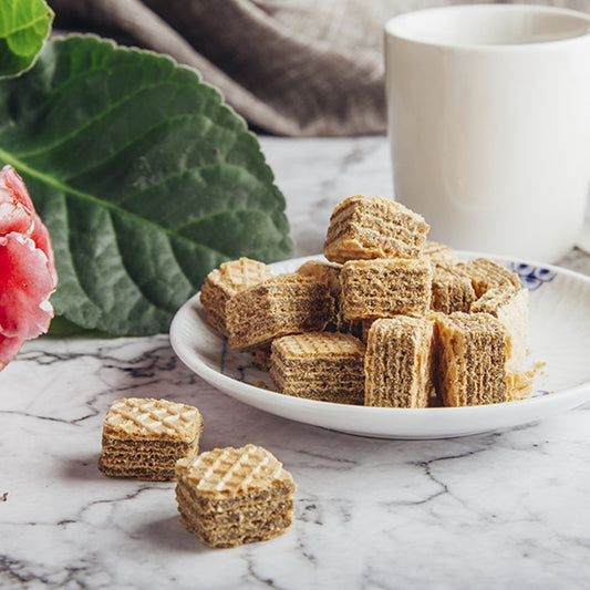 #4756 紅茶威化餅 Black Tea Wafer (里仁) 50g, 12/cs