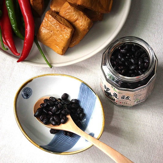 #4889 乾豆豉 Fermented Black Beans (里仁) 200 g, 12/cs
