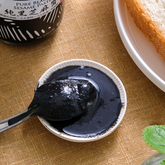 #4942 純黑芝麻醬[無糖] Pure Black Sesame Paste (里仁) 240g