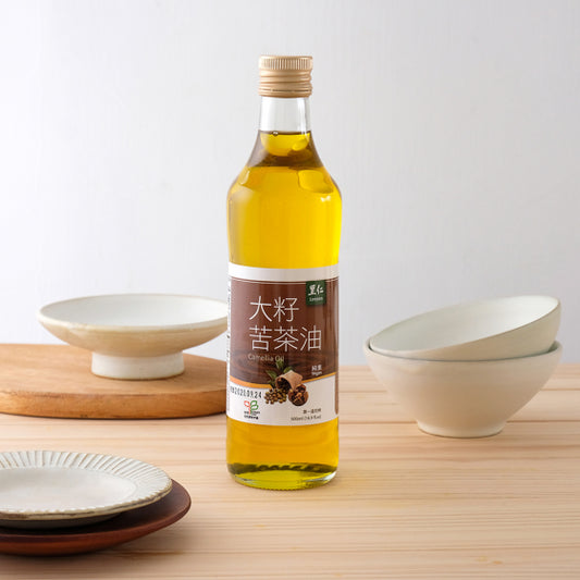 #5044 大籽苦茶油 Camellia Oil (里仁) 500 ml, 12/cs