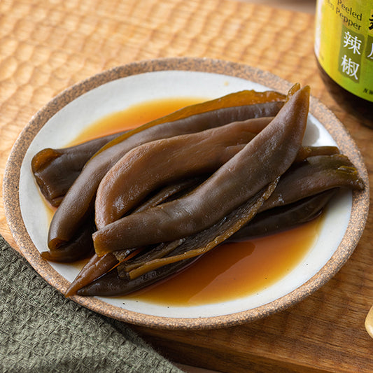 #2313 剝皮辣椒 Peeled Green Pepper (里仁) 460 g, 12/cs