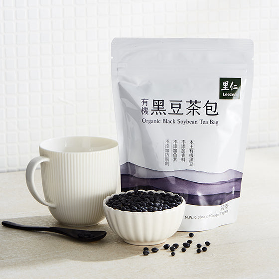 #4907 有機黑豆茶包 Organic Black Soybean Tea Bag(里仁) 150g(10入) , 12/cs