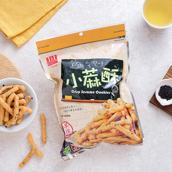 #3279 小麻酥 Crisp Sesame Cookies (里仁) 220 g, 10/cs