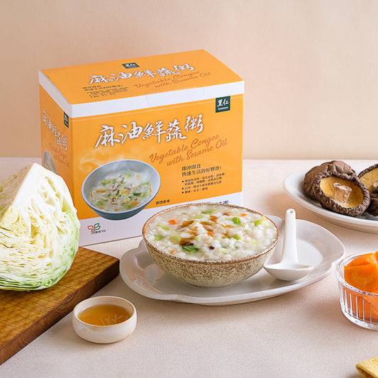 #5110 麻油鮮蔬粥[10入] Vegetable Congee with Sesame Oil (里仁) 310 g x 10 pcs