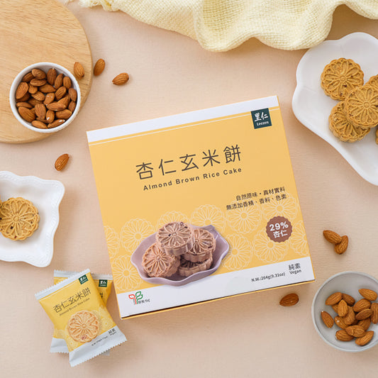 #4592 杏仁玄米餅 Almond Brown Rice Cake (里仁) 264 g
