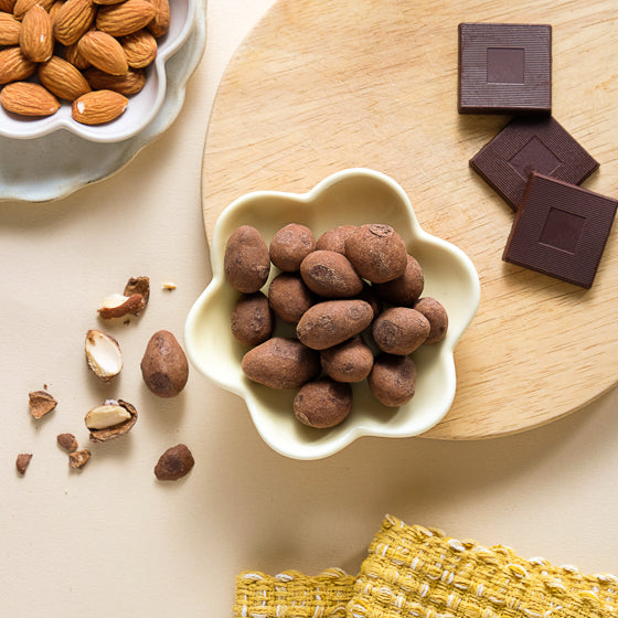 #3736 可可杏仁 Almond Chocolate (里仁) 90 g, 20/cs