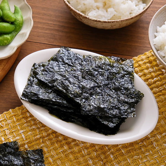 #2389 岩燒海苔 Seaweed Sheets (里仁) 12g x 4packs, 24/cs