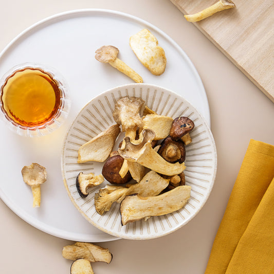 #5923 鮮菇餅-綜合菇 Fresh Dried Mushroom Cookies-Mixed flavors (里仁) 80g, 49/cs