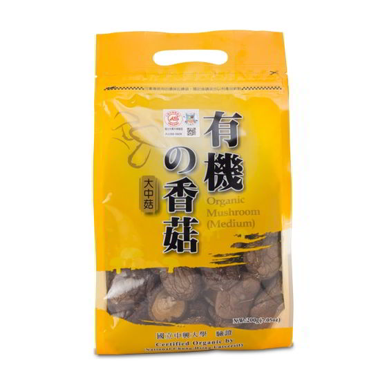 #5243 有機香菇-大中菇 Chinese black mushroom-Medium 200g (里仁) 200g, 24/cs