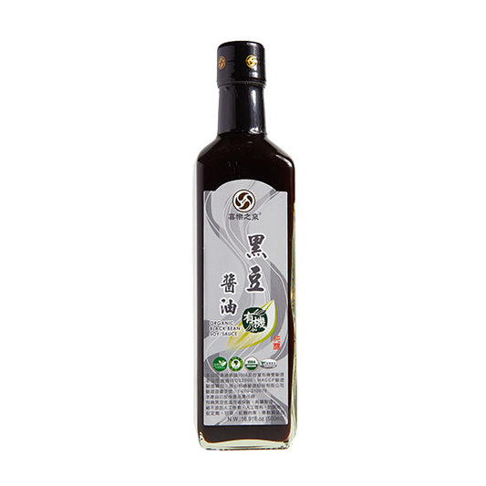 #1510 有機黑豆醬油 Org Black Bean Soy Sauce (里仁) 500 ml, 12/cs