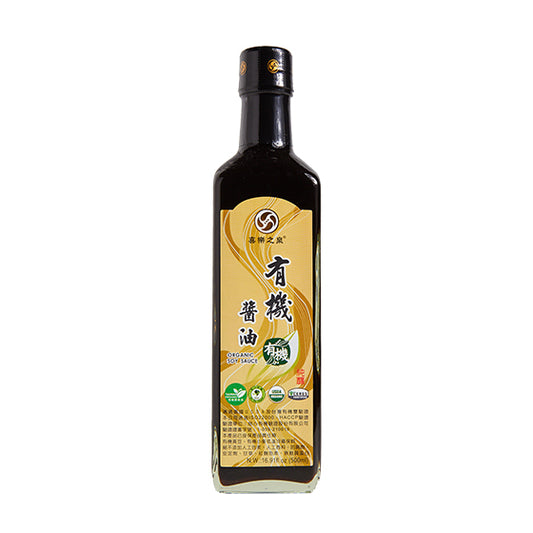 #1518 有機醬油[小] Org Soy Sauce 500ml (里仁) 500 ml, 12/cs