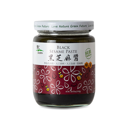 #2091 黑芝麻醬 [有糖] Black Sesame Paste (里仁) 240 g, 12/cs