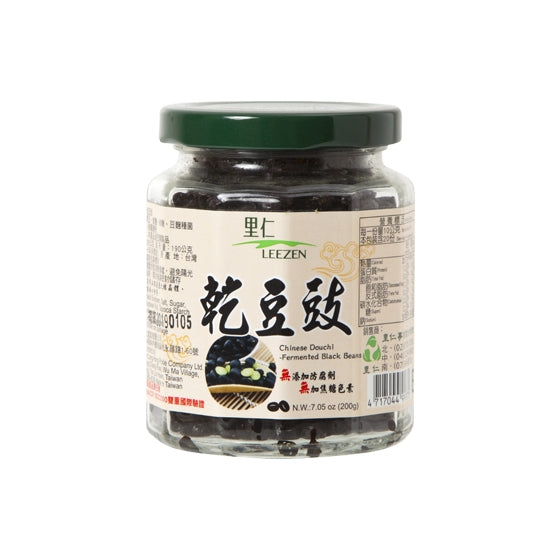 #4889 乾豆豉 Fermented Black Beans (里仁) 200 g, 12/cs