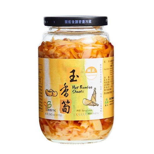 #3873 玉香筍[明德] Hot Bamboo Shoots (里仁) 410 g, 12/cs