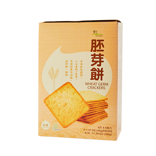#4888 胚芽餅 Wheat Germ Crackers (里仁) 320 g, 12/cs