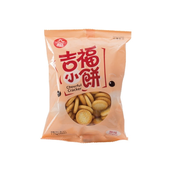 #4398 吉福小餅[原味] Cheerful Cracker -Original (里仁) 115g, 12/cs