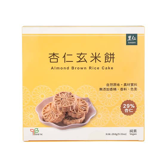 #4592 杏仁玄米餅 Almond Brown Rice Cake (里仁) 264g